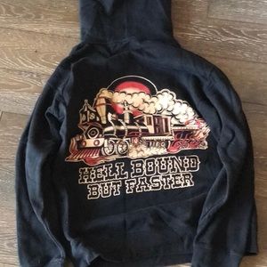 TAKE TO THE GRAVE HELLBOUND HOODIE SIZE SMALL